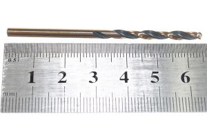 Сверло по металлу Ritter EC 3,2 мм (HSS-G M2 Gold&Black) DIN 338 RN (1 шт в блис) (1000/250/1)