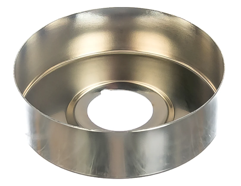 Чашка декоративная (отражатель) 1 2 цилиндр средний (нержавеющая сталь, хром), MP-У ИС.131028 2