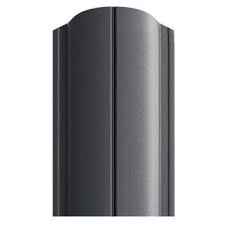 Штакетник металлический МП ELLIPSE-О 19х126 (ПЭ-01-7024-0.45) 1,5*0,126 серый графит (1шт=0,189м2)