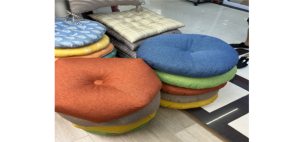 Галета 45*45 см (оранжевый,серый)