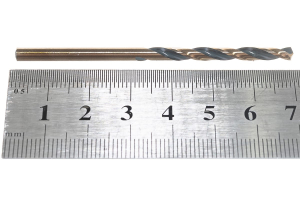 Сверло по металлу Ritter EC 3,5 мм (HSS-G M2 Gold&Black) DIN 338 RN (1 шт в блист) (1000/250/1)