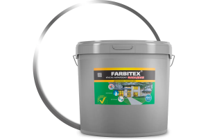 Краска Farbitex Акриловая Фасадная Белый Матов. 25 кг (1/30)