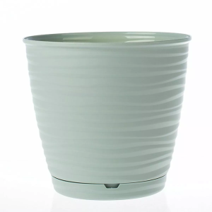 Кашпо "Saffron" D176мм 2,6л с/п Светло-зеленый (24) 221610217/03