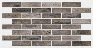 Панель декор.ПВХ кирпич Бисмарк 0,485*0,96 (уп.15шт)
