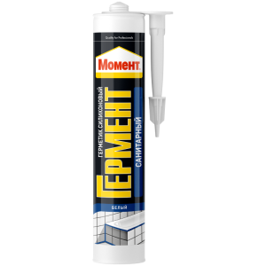 Герметик "Гермент" Силик Санит Белый 280 мл (12шт)