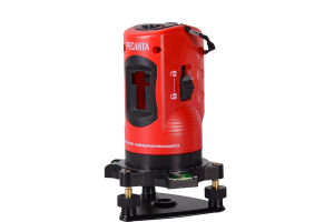 Построитель лазерный Ресанта ПЛ-2, красный, 20м, 	±1 мм/5 м, 2х1.5B, горизонталь/вертикаль