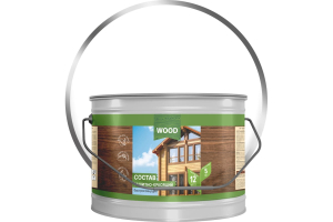 Состав Farbitex Профи Защитно-красящий д/дерева Бесцветный 2.7л (4)