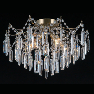 Светильник потолочный 15541/5AB+CL хрустальный (11м2)