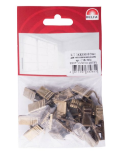 К-т зажимов для метал.колец 20 шт. СЗФ-9024 золото антик