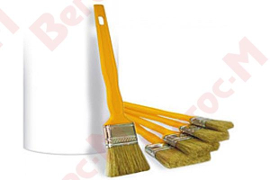 Кисть КФУ (удлиненная) эксперт 35*10 желтая ручка (120)