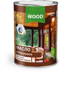Масло колеруемое для террас и садовой мебели сосна (0.9 л) Farbitex Profi Wood (14)***