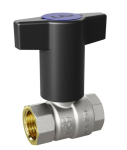 Кран шаровой LD Pride В-В ДУ-20 Т-рукоятка синий (9)