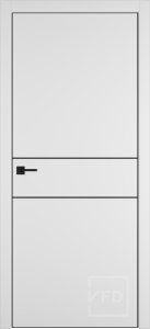 Дверь Urban 2H Emalex Ice Black mould 4-хBE ПГ700 (врезка под замок)