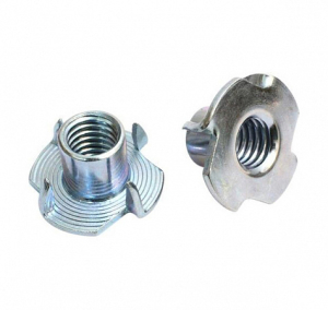 Гайка мебельная забивная оцинк. М4 (10 шт) - пакет (10)