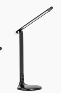 Светильник настольный светодиодный на подставке Lusott, 9В, ночник, черный