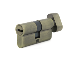 Цилиндровый механизм ZN 60 C BK АB (бронза) с вертушкой (10/60)