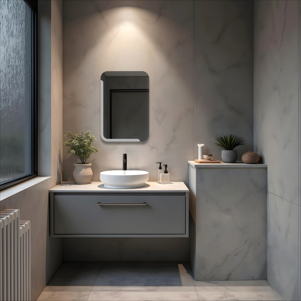 Алькон 550х800 (гор-вер крепеж) зеркало