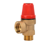 Клапан предохранительный 1/2 ВВ 3 bar  красный Vieir