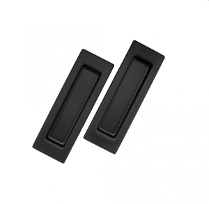 Ручки для раздвижных дверей квадр. RENZ, B черный (2шт) (100) 