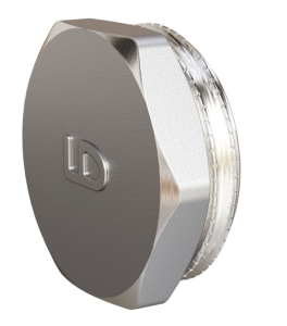 Пробка в трубу LD Pride (3/4") НР латунь никель (130)