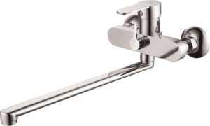 Смеситель CALORIЕ Люкс д/ванны, картр.35мм, L- гусак 35см (9шт/кор) 6233 А82 (_9_)