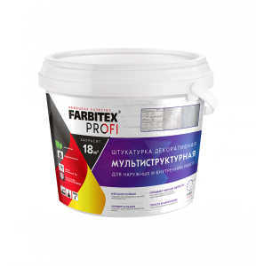 Штукатурка декор. мультиструктурная (2.5 л) Farbitex Профи (6)