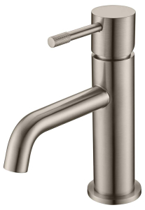 смеситель для умывальника uno nikel brush 461 nb