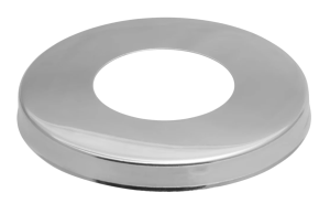 Чашка декоративная (отражатель) 3 4 цилиндр низкий (нержавеющая сталь, хром), MP-У ИС.131966