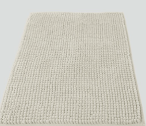 Коврик для ванной "Травка", 45 * 70 см, беж., противоскользящий