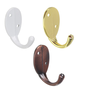 Крючок 231В белый, золото, медь, металл