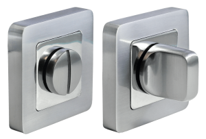 Завертка сантехн на квадр планке, MH-WC-S55 SC/CP, мат хром/хром (50)