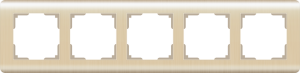 Рамка Stream Шампань 5-и местная W0052111 (10)