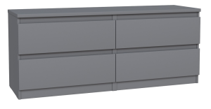 Тумба кастор 4 серая