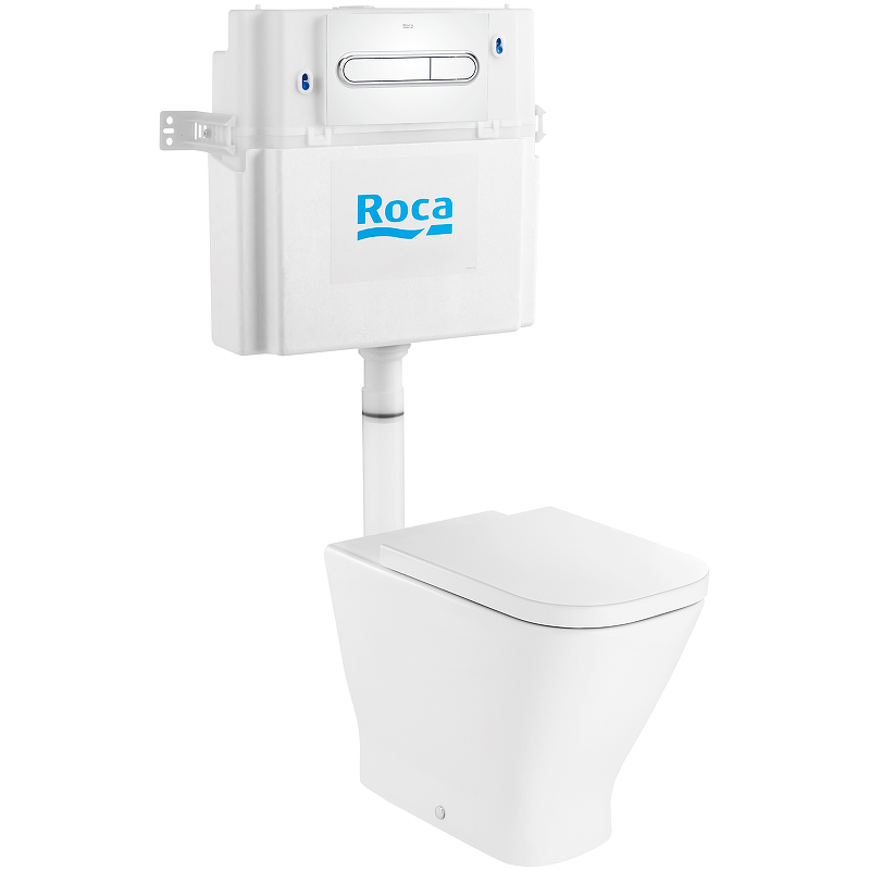 ПЭК Roca THE GAP приставной унитаз+сид.микр.+бачок(_1_)