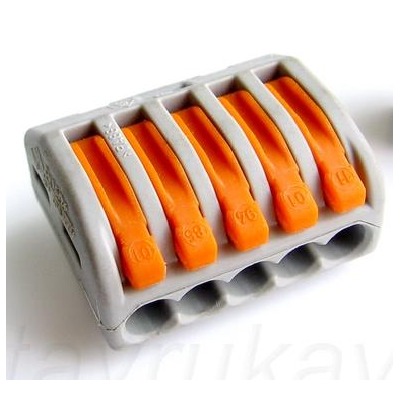 Строительно монтажные клеммы с рычагами 5 отверстий (15) Smartbuy