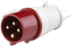Вилка 014 16А 3р+РЕ 380B IP44 EKF (10)