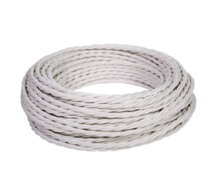 Провод витой ПВХ, 70142-01  2х2,5 БЕЛЫЙ, (бухта 50м)