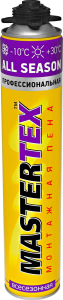 Пена монтажная MASTERTEX ALL SEASON 715мл PRO всесезонная (12)
