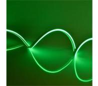 Лента гибкая светодиодная ULS-N01-2835-120LED/m-6mm-IP67-DC12V-9W/m-5M-GREEN NEON (_5_)