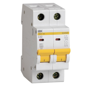 Автоматический выключатель 2P 32А С ВА47-29 4.5кА IEK