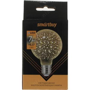 Лампа светодиодная филамент 7Вт 200К Е27 ART Smartbuy-G80(10)