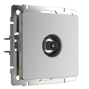 Серебряный розетка Скрытой установки  TV оконечная  W1183006 Werkel (10)