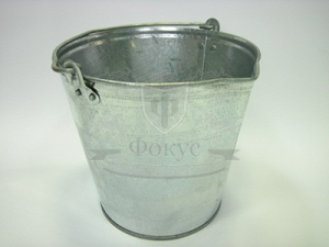Ведро 7,0л оцинк. для ГСМ Лысьва (10)