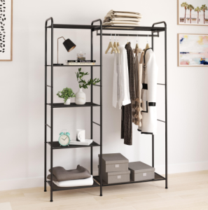 Гардеробная система "Валенсия 1" (VALENCIA 1 clothes rack) (Черный)