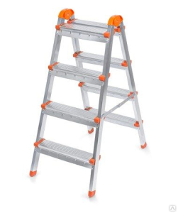 Стремянка стальная двухсторонняя 4+4 Ярус (1)