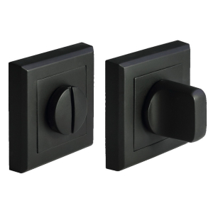 Завертка сантехн на квадр планке, RAP WC-S BL, черный (50)