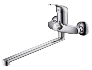 Смеситель CALORIE д/ванны/дивертор встроенный 1033 В02(L- гусак 35см) (12 шт/кор)