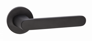 Ручка дверная Puerto SLIM 06 "Фрапе", кругл накл, черный (20)