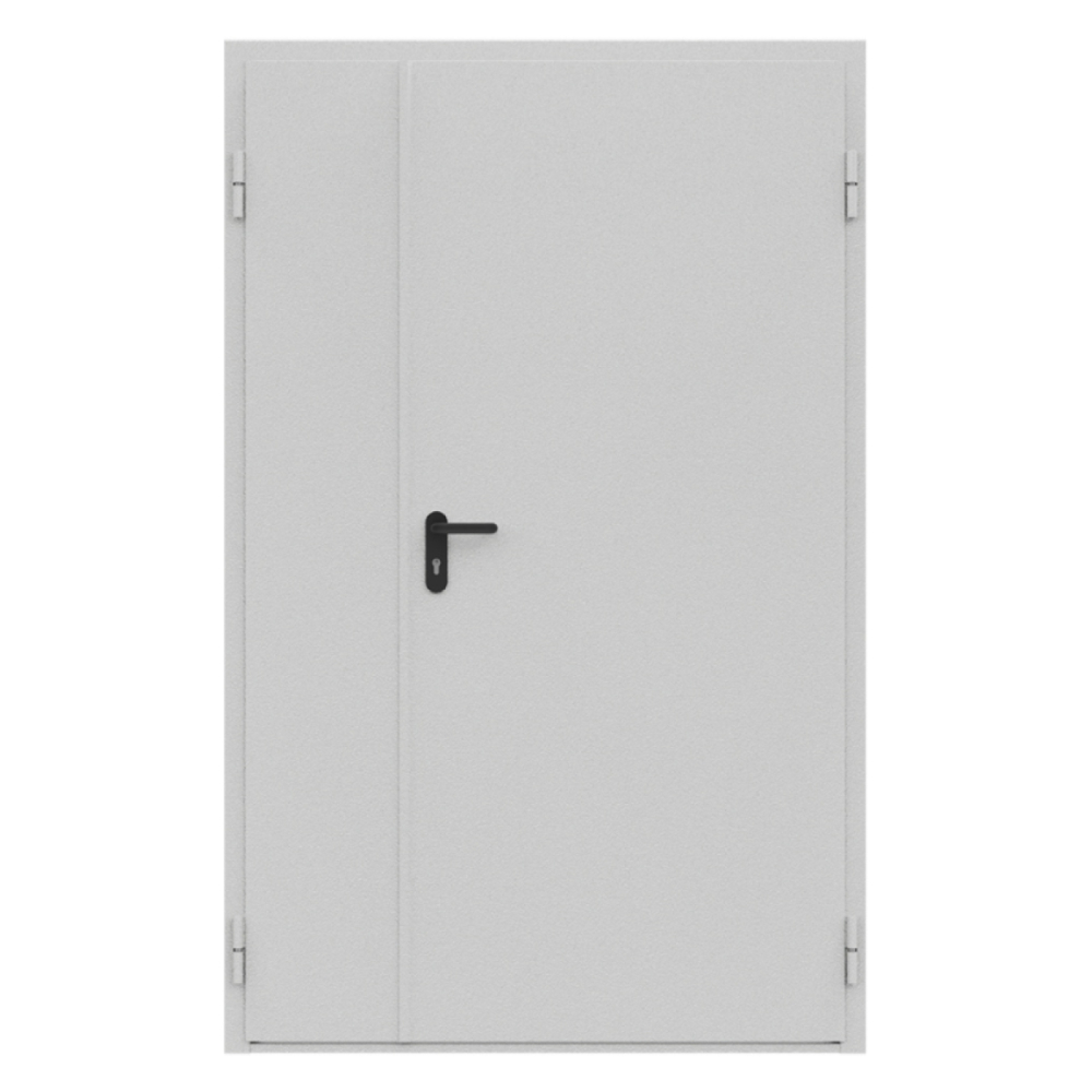 Дверь противопожар. 2ДП (EI-60, без доводчика, 90кг) RAL 7035 1450*2050 правая