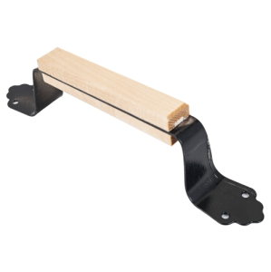 Ручка-скоба РС-140 Пл с дерев.накладкой (30/100)